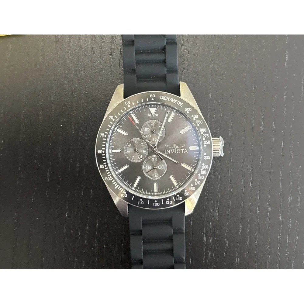 Invicta Aviator Men's Watch - 45mm, Black 47589 NEW